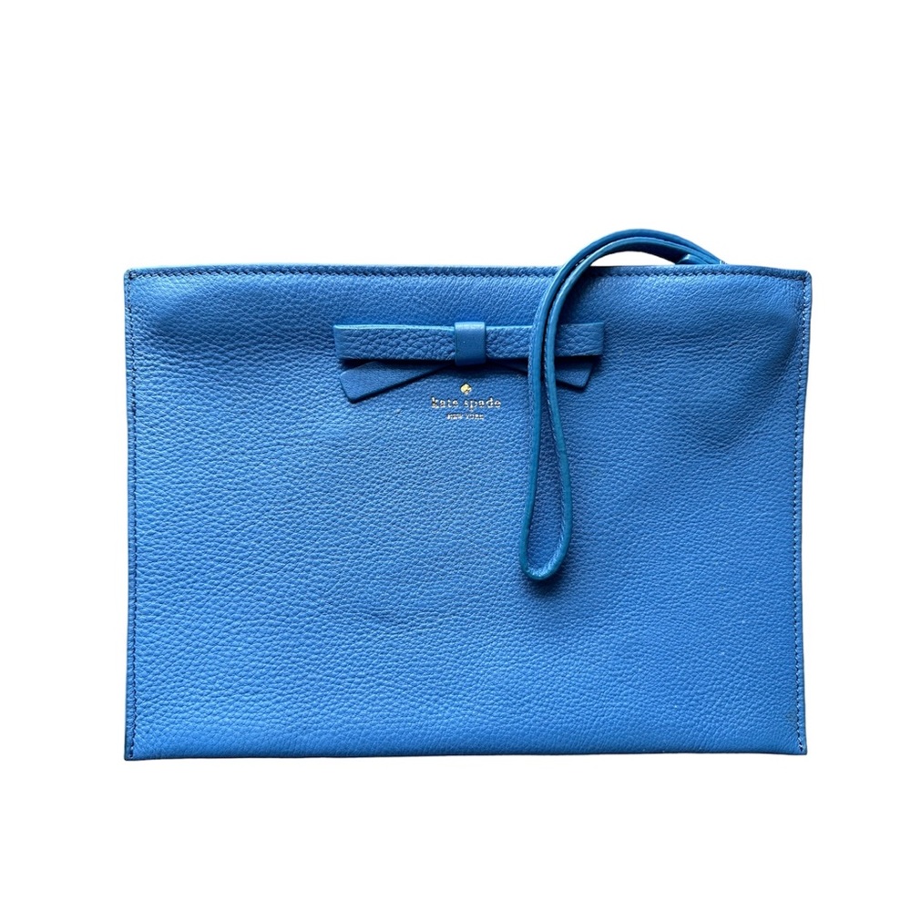 Kate Spade Leather Wristlet with Bow
